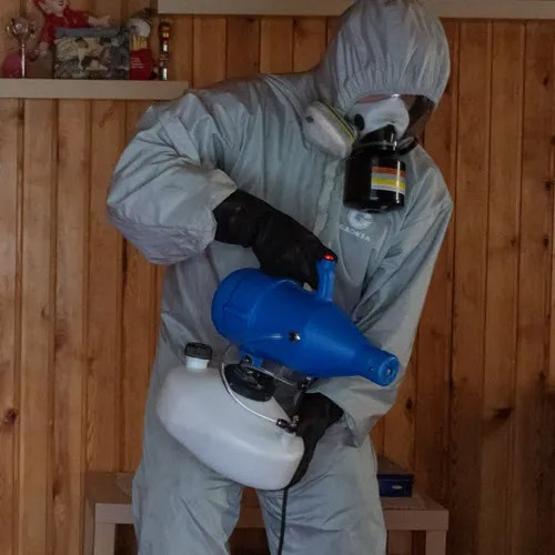 ФОТО Дезинфекция в Романовке